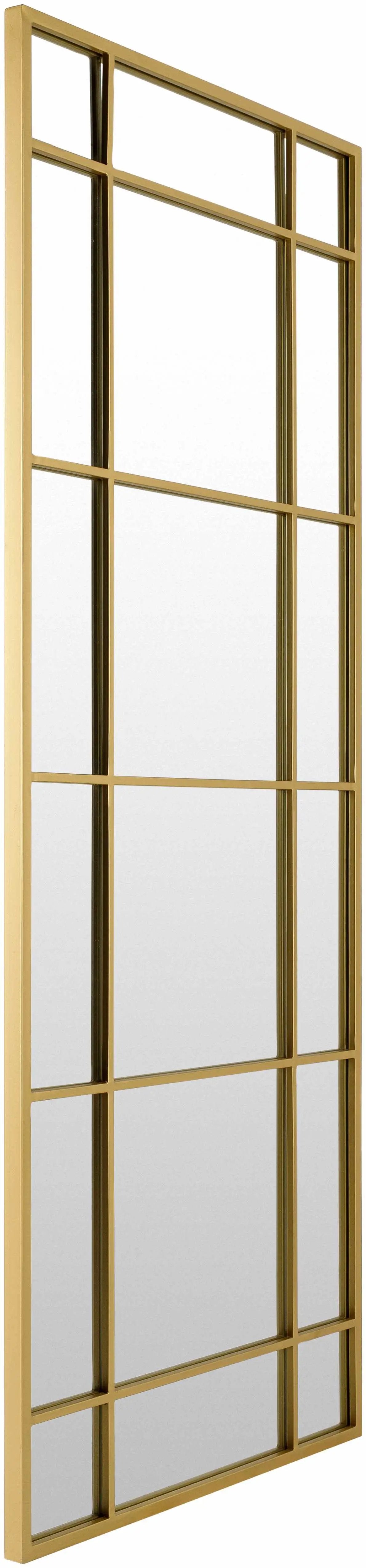 Cersosimo Round Gold Framed Mirror by Boutique Rugs