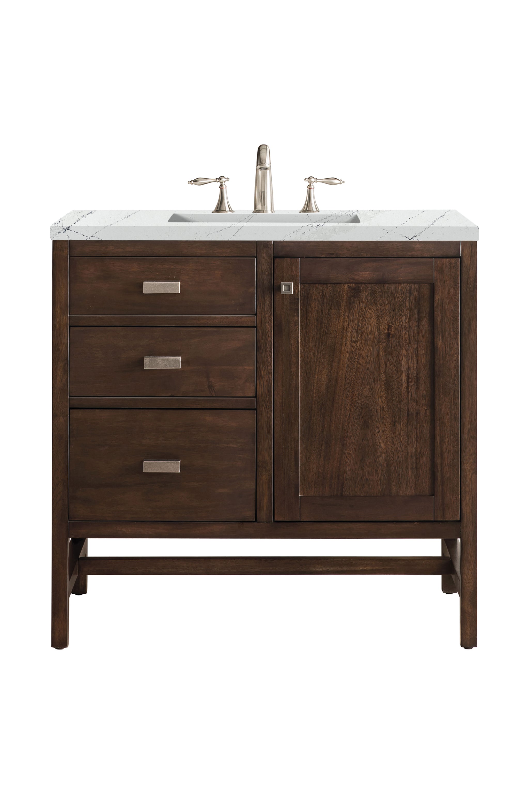James Martin Addison 36" Single Bathroom Vanity, Mid-Century Acacia, view 27