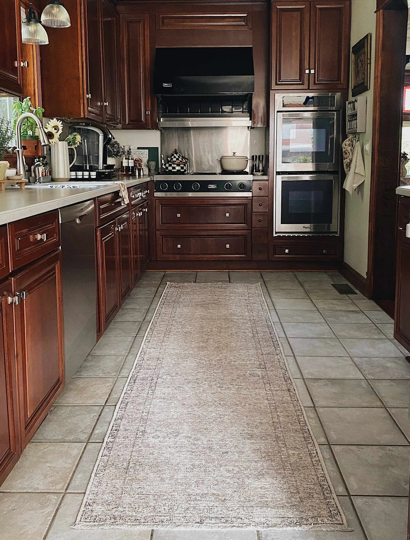 Cream Holi-2301 Washable Area Rug by Boutique Rugs