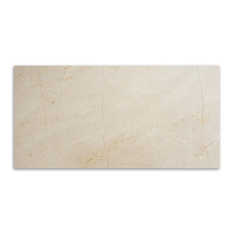 Crema Marfil Polished Marble Tiles 6x12 Marble Polished 6x12 Tiles