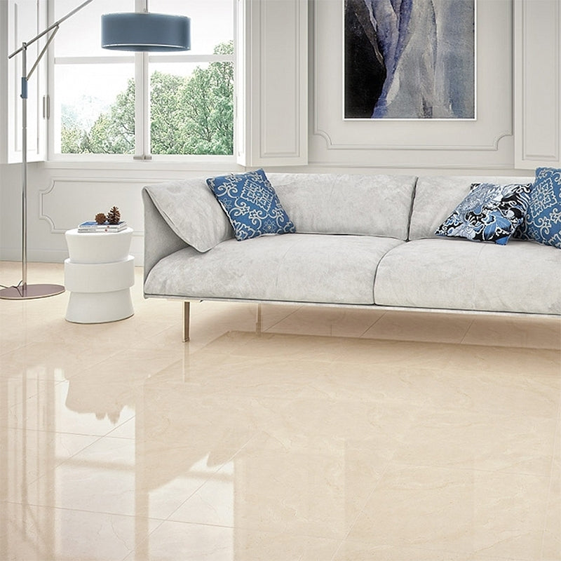 Crema Marfil Supreme Polished Marble Tiles 24x24 Marble Polished 24x24 Tiles — 4