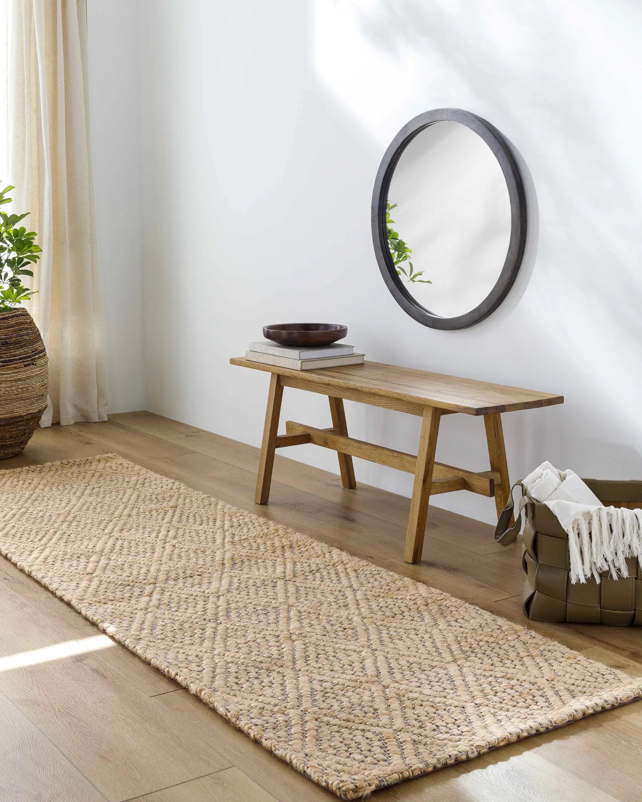 Buwoi Hand Woven Tan Jute Rug - Clearance by Boutique Rugs