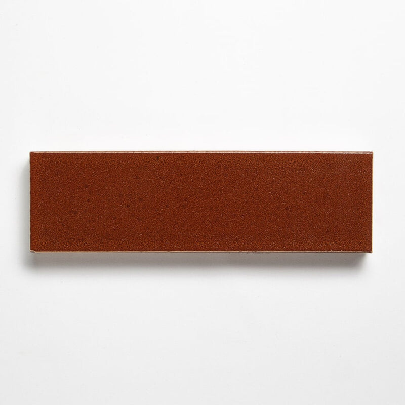 Crimson Leather Subway Glazed Terracotta Tiles 2 1/4x7 9/16 Thin Brick Leather 2x8 Tiles