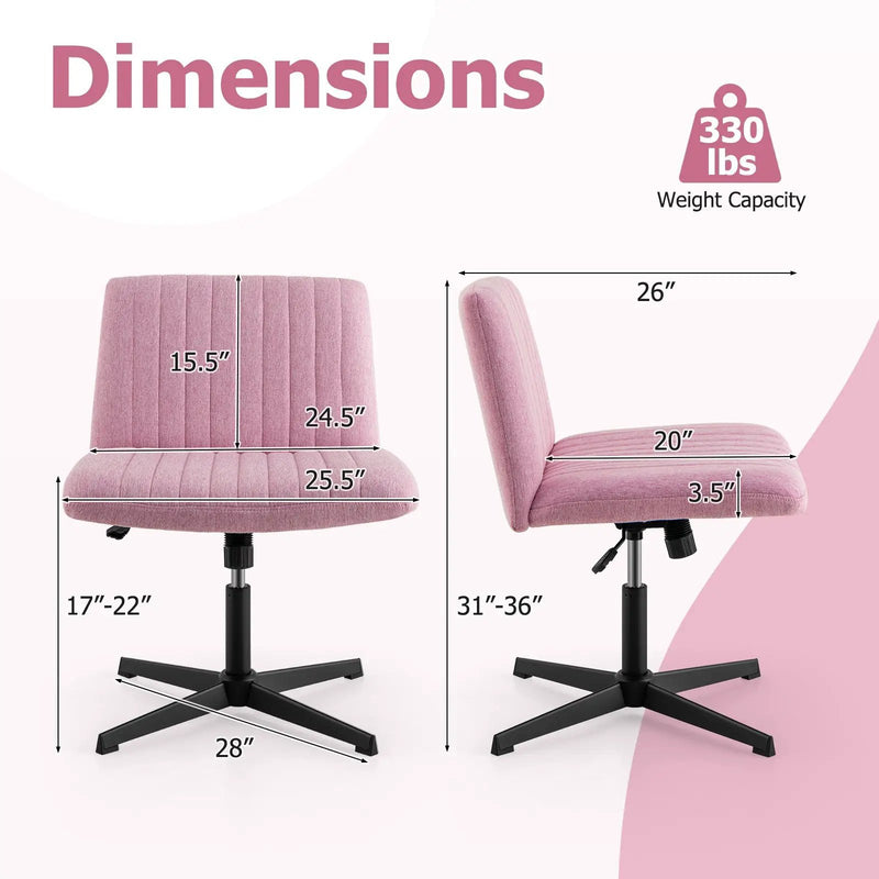 Criss Cross Legged Chair No Wheels 120¬∞ Rocking Adjustable Height by DirectDeals