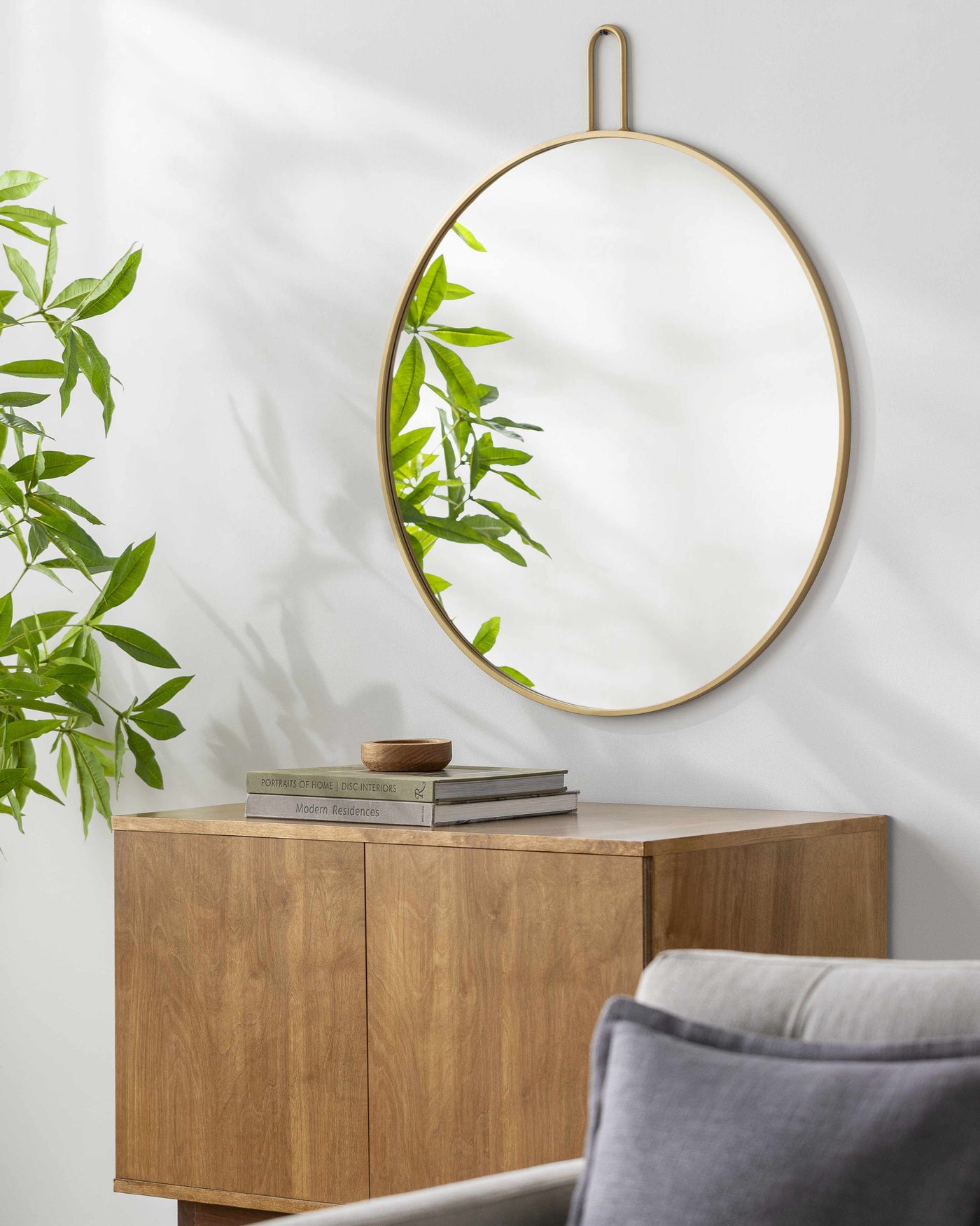 Comaltepec Gold Frame Mirror - Clearance by Boutique Rugs