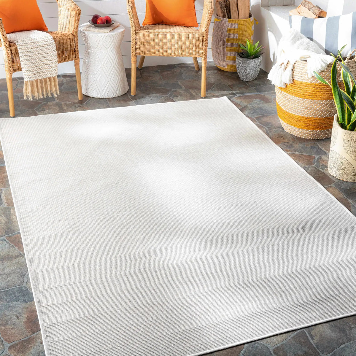 Currimundi Outdoor Area Rug - Clearance, installed in a room