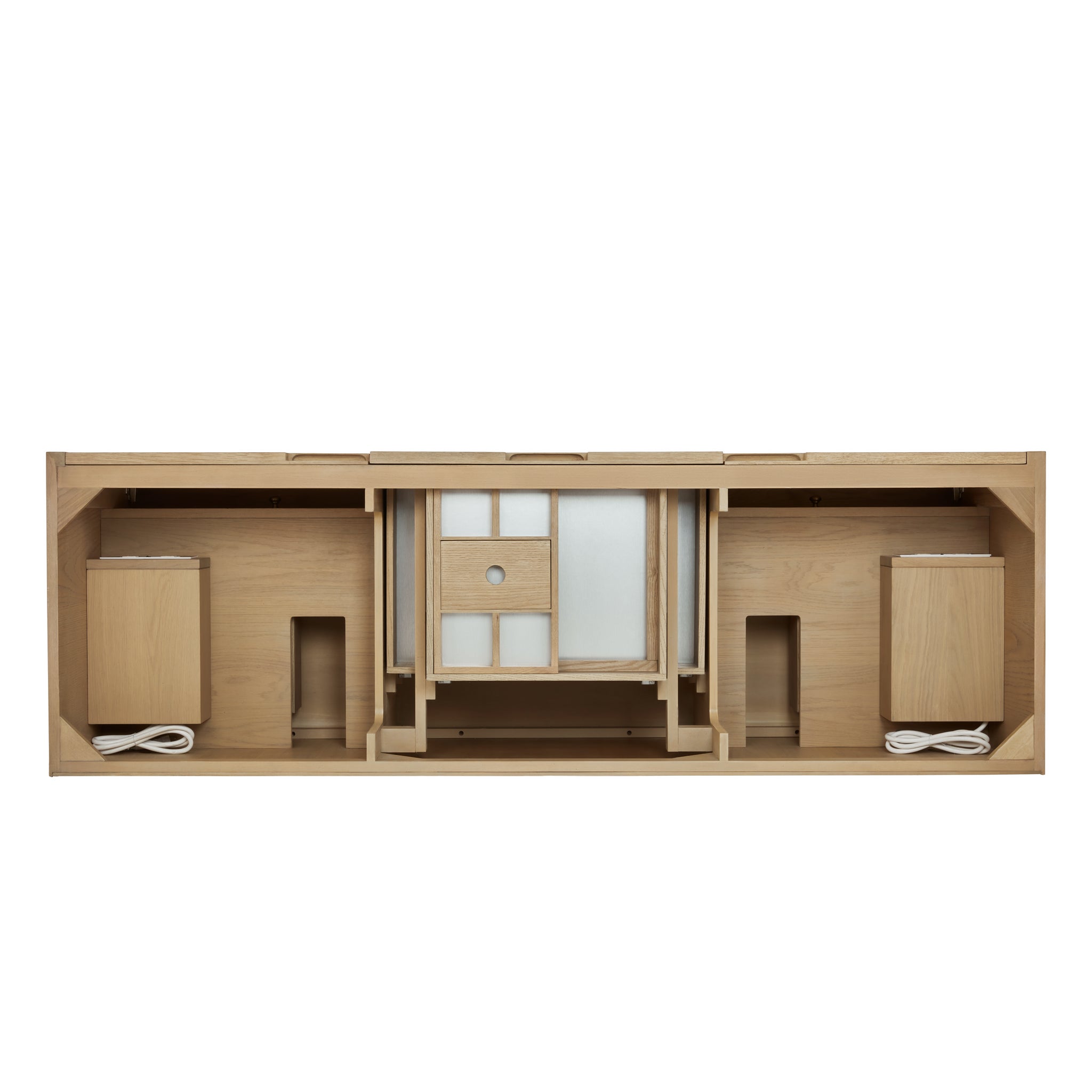 James Martin Solene 72" Double Bathroom Vanity, Seaside Oak, view 25