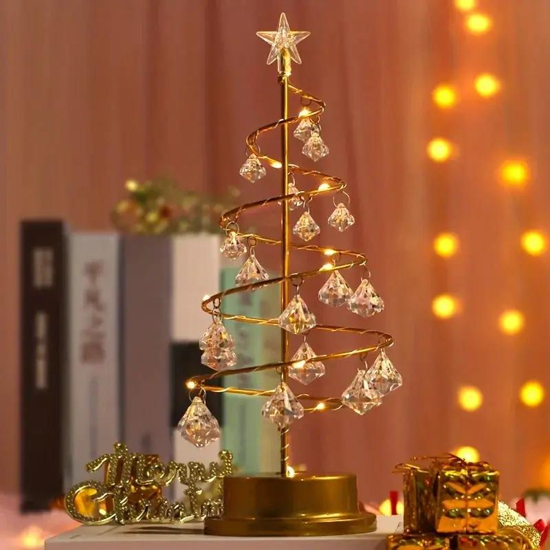 Crystal Diamond Christmas Tree Night Light Large by House Of Avana