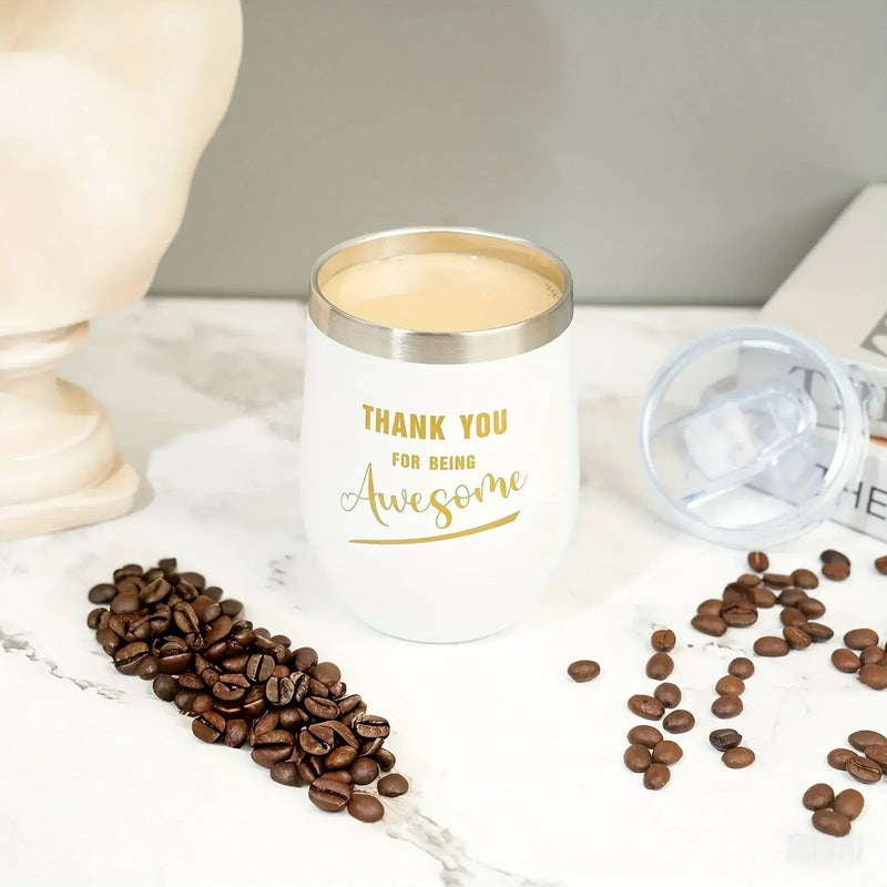 Crystal Glass Appreciation Gifts Set with Engraved Message by House Of Avana