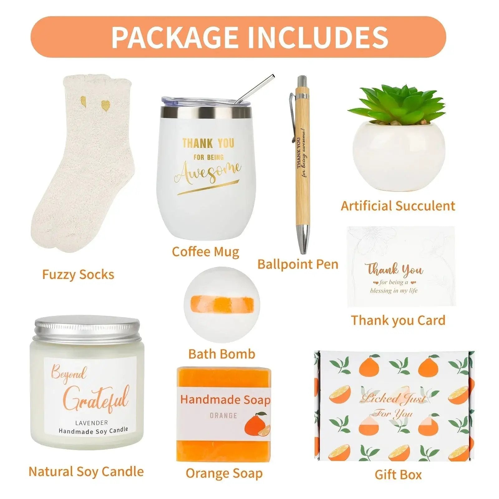 Crystal Glass Appreciation Gifts Set with Engraved Message by House Of Avana