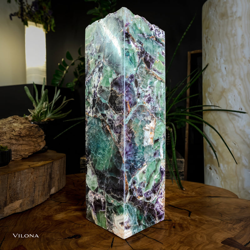 Crystal Lamp (Fluorite Table Lamp #3), photo 11 of 11