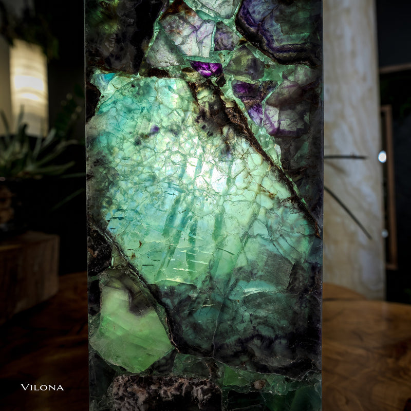 Crystal Lamp (Fluorite Table Lamp #3), photo 8 of 11
