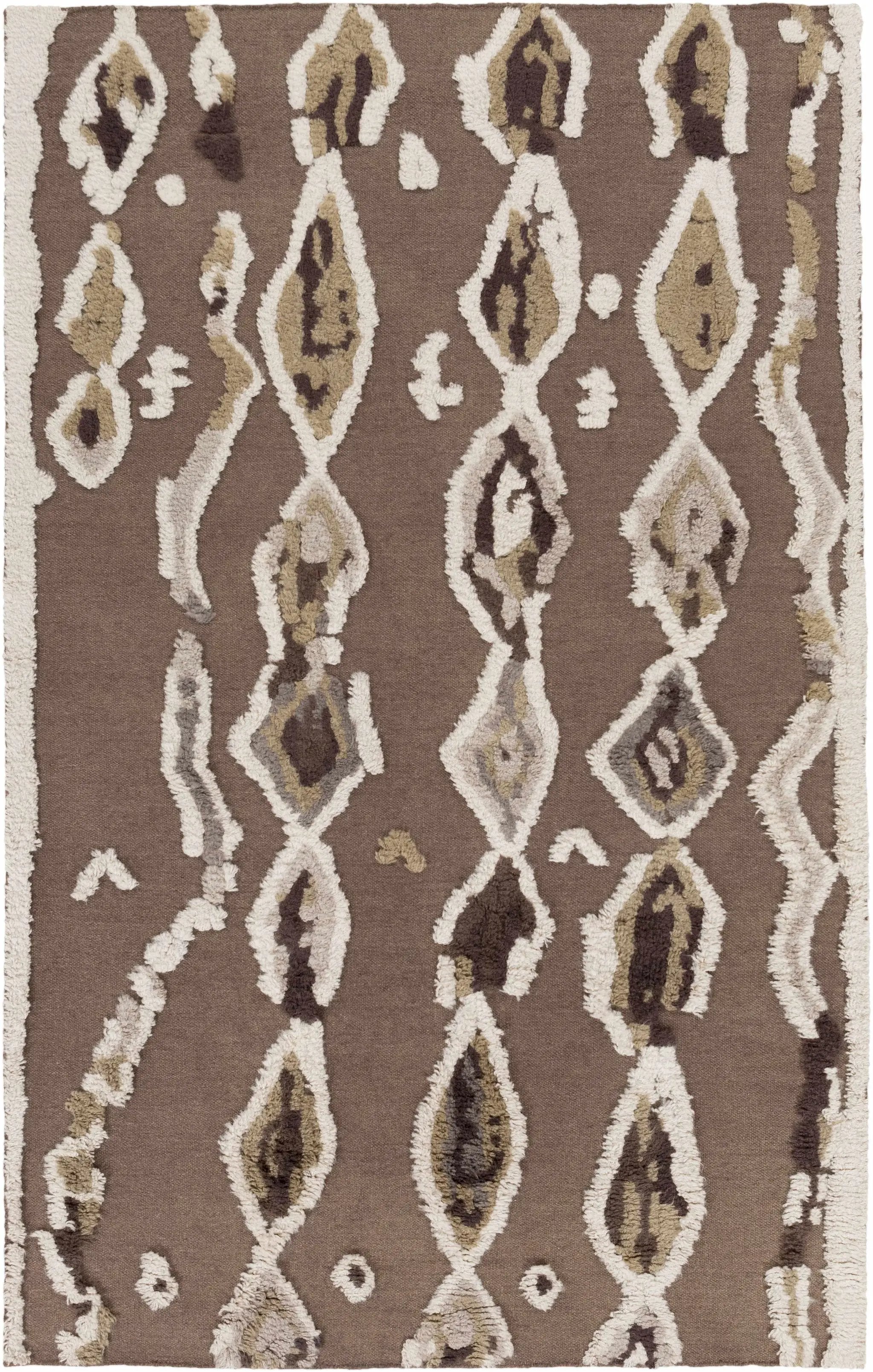 Brown Nila Area Carpet - Clearance by Boutique Rugs