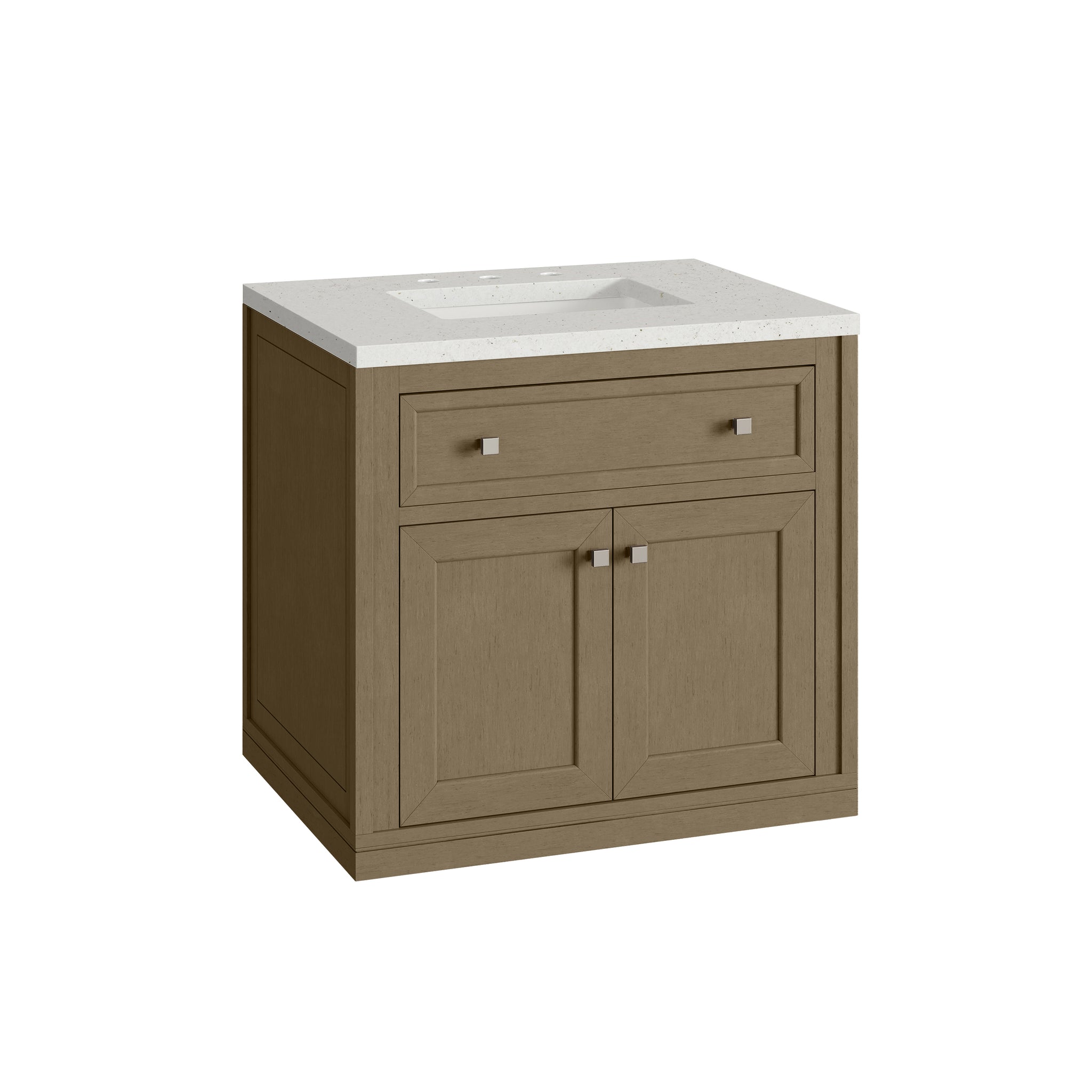 James Martin Chicago 30" Single Bathroom Vanity, Walnut Whisper, view 38