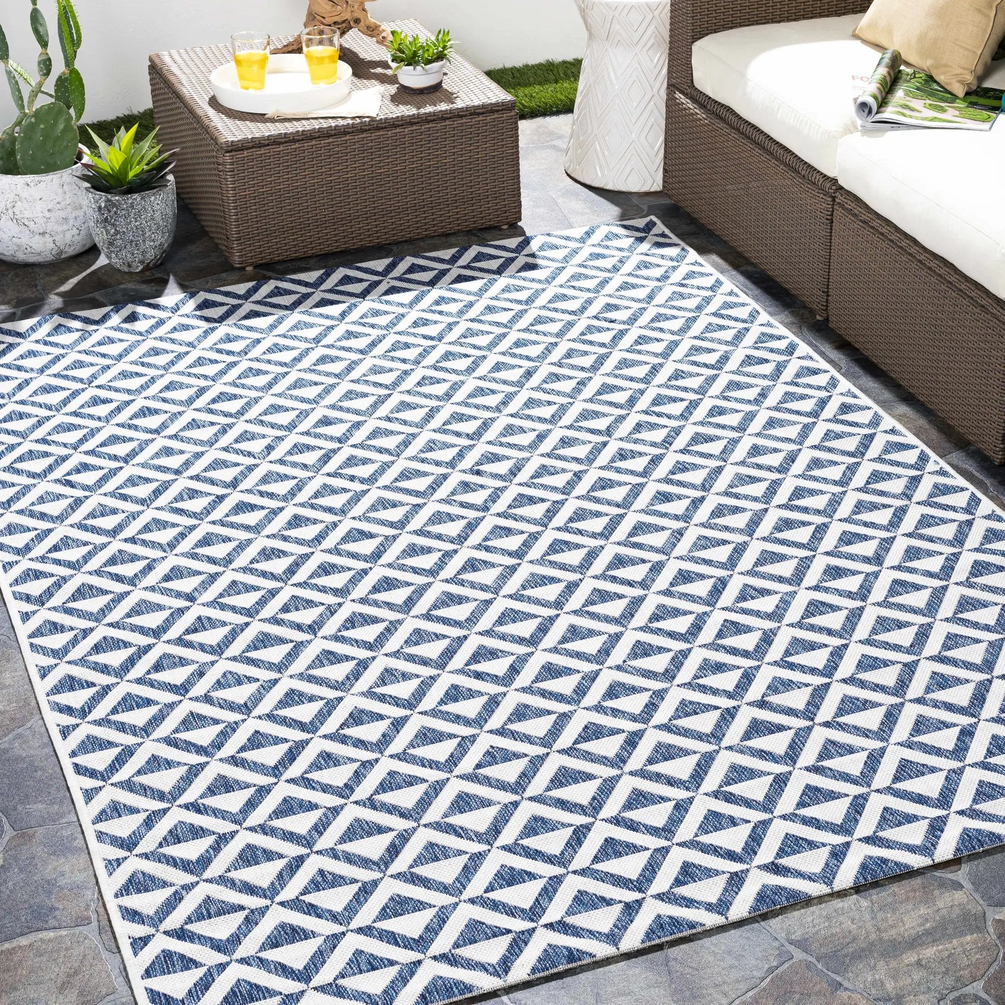 Cumby Denim Outdoor Area Carpet - Clearance by Boutique Rugs