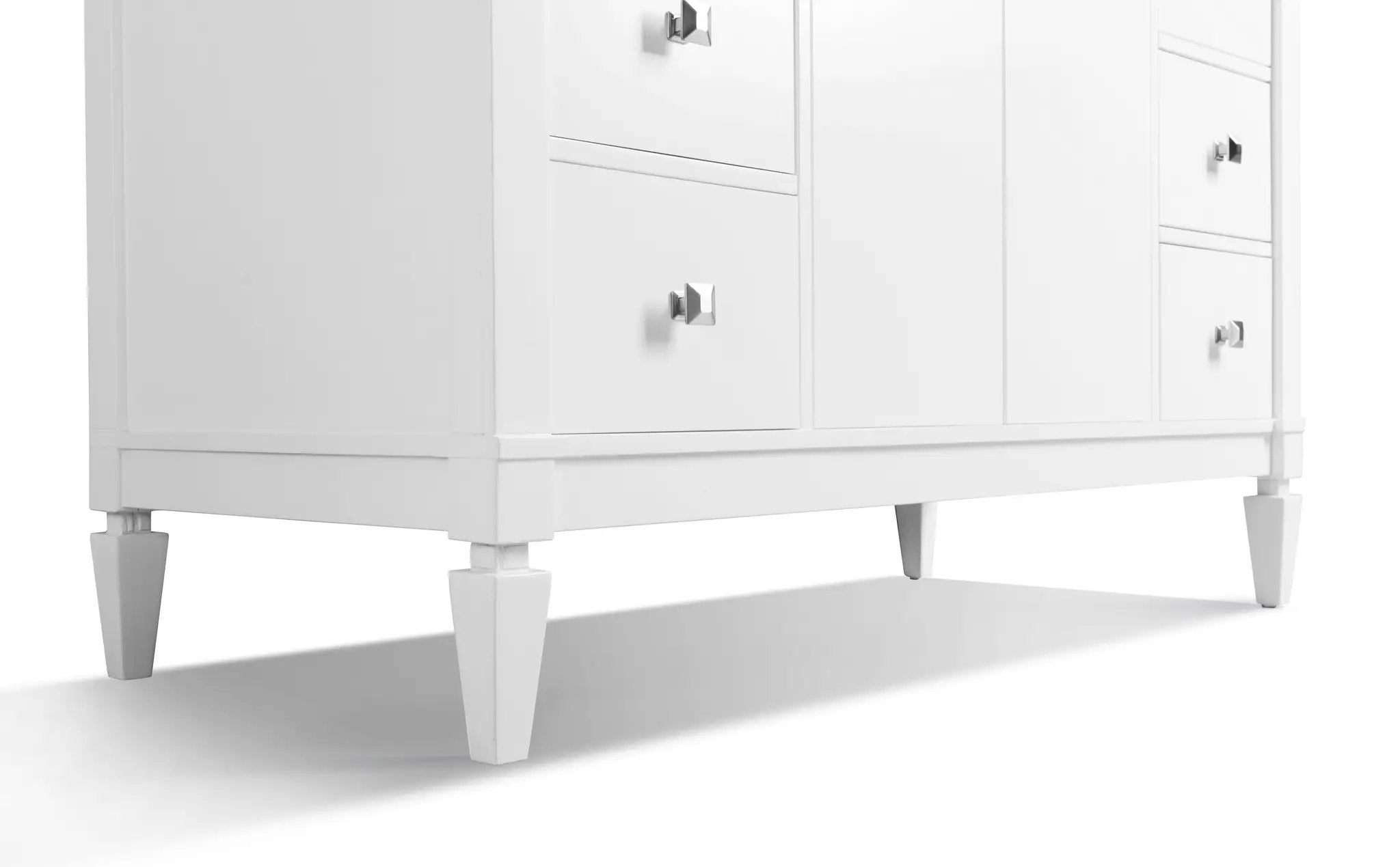 Kayleigh Bathroom Vanity with Sink and Carrara White Marble Top Cabinet Set by Ancerre Designs