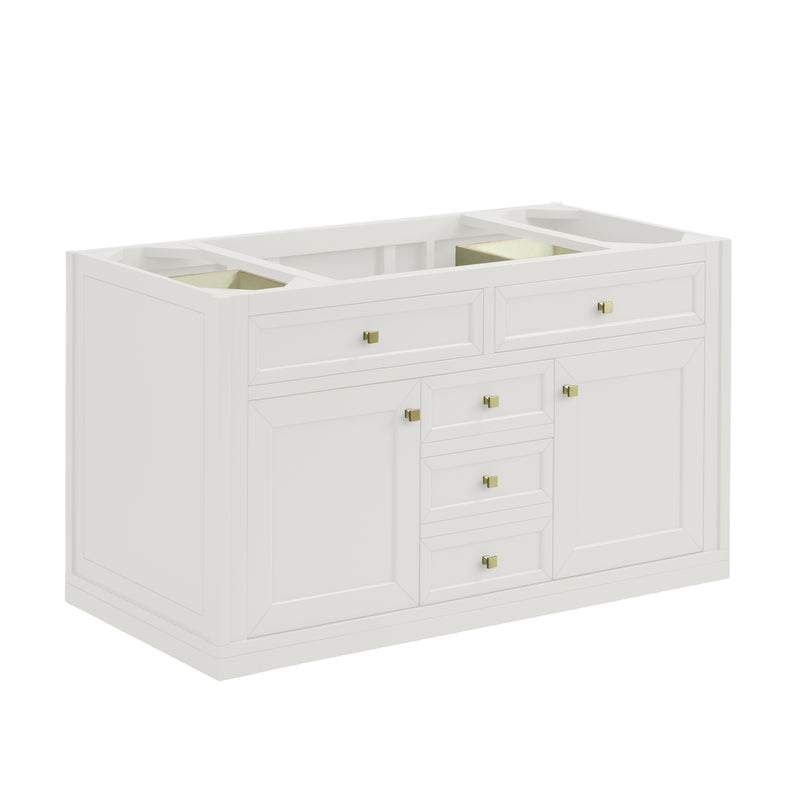 James Martin Chicago 48" Single Vanity Cabinet, Glossy White, view 2