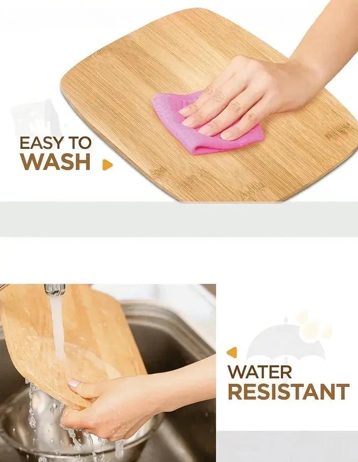 Cutting Board - Heavy-Duty Bamboo Double-Sided by House Of Avana