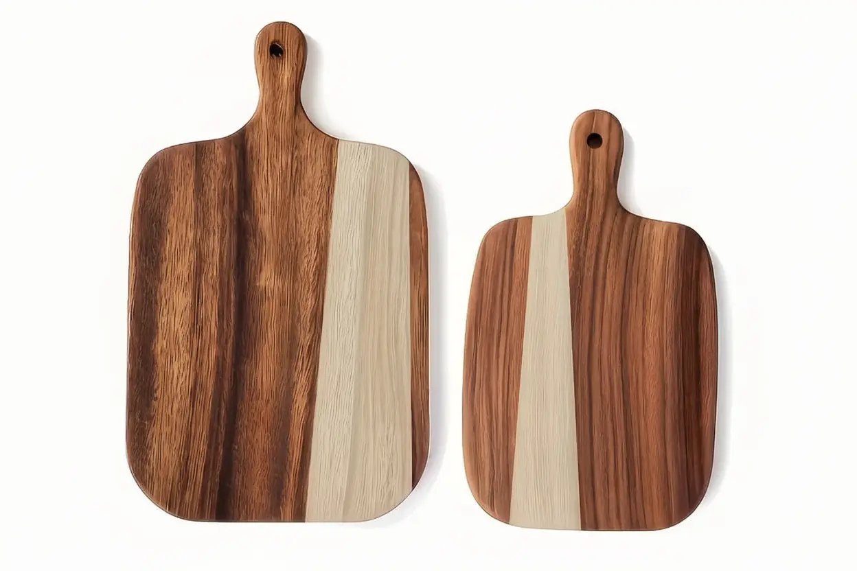 Cutting Board - Non-Porous Acacia Wood with Handle by House Of Avana