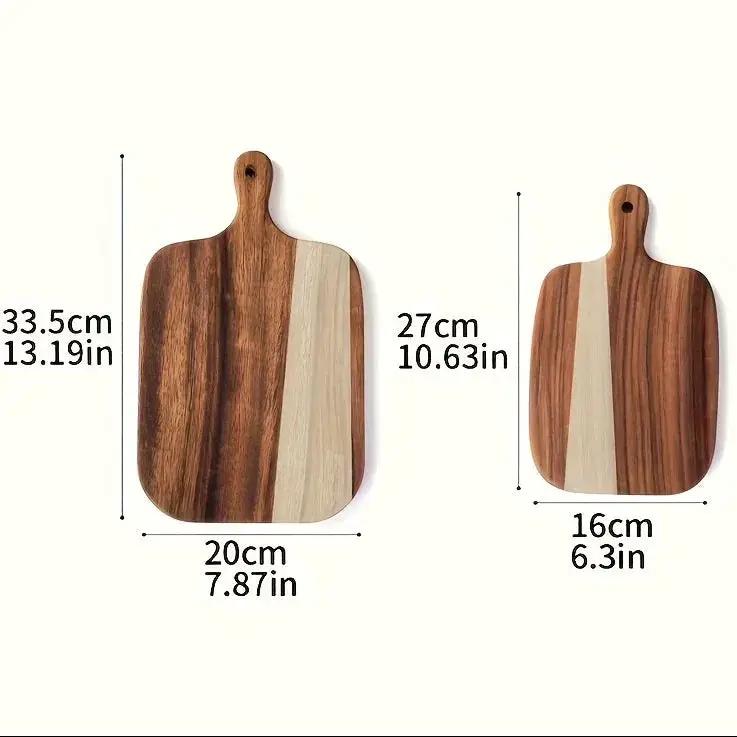 Cutting Board - Non-Porous Acacia Wood with Handle by House Of Avana