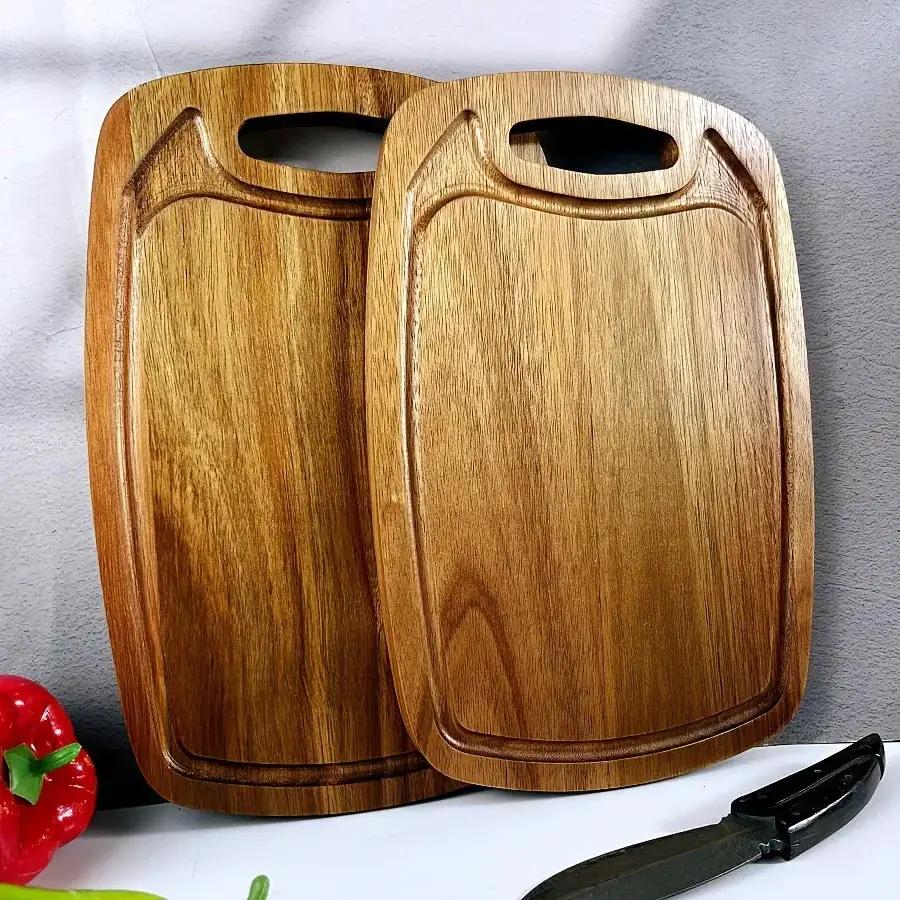 Cutting Board - Non-Slip Acacia Wood Large by House Of Avana