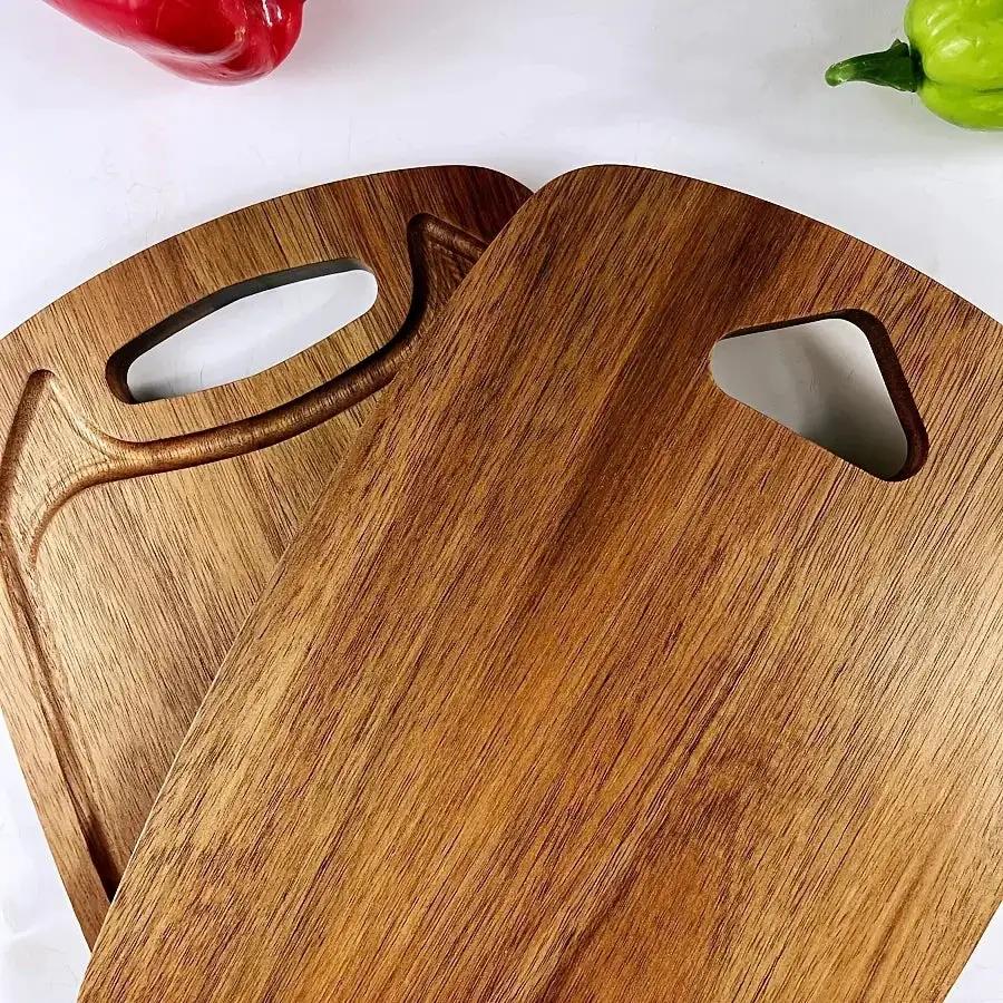 Cutting Board - Non-Slip Acacia Wood Large by House Of Avana