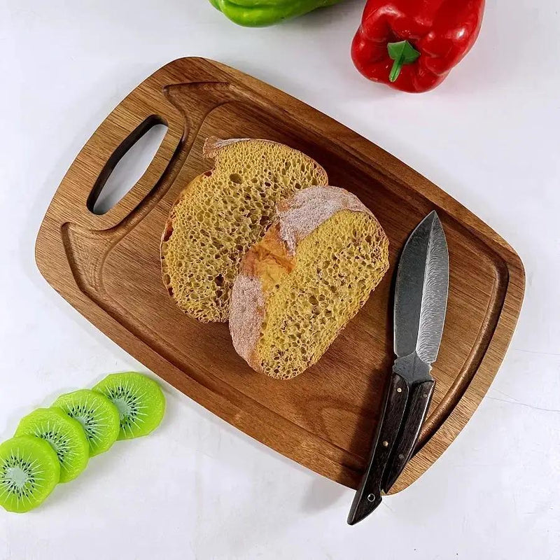 Cutting Board - Non-Slip Acacia Wood Large by House Of Avana