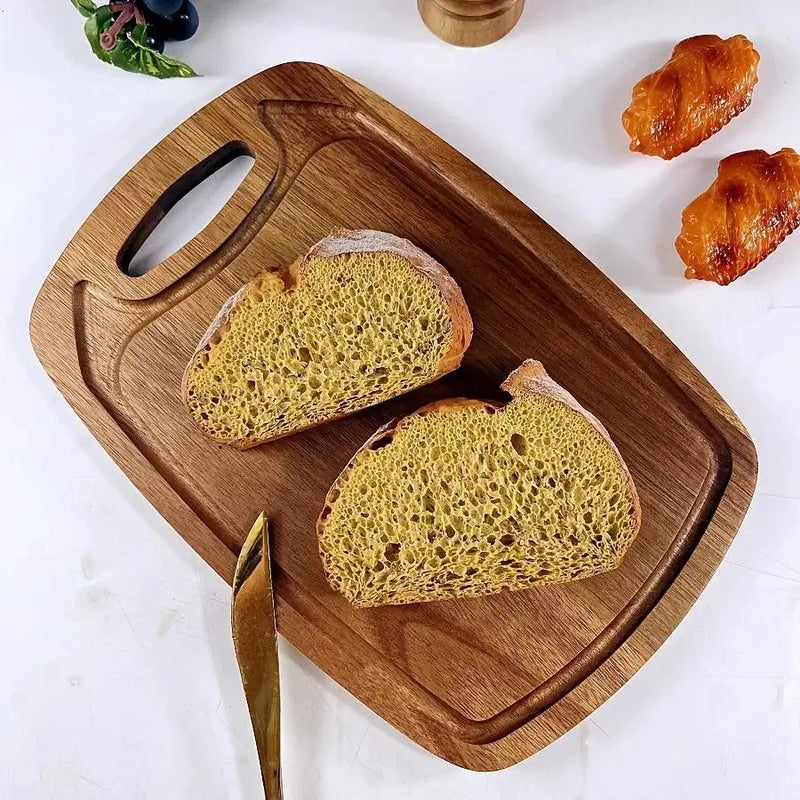 Cutting Board - Non-Slip Acacia Wood Large by House Of Avana