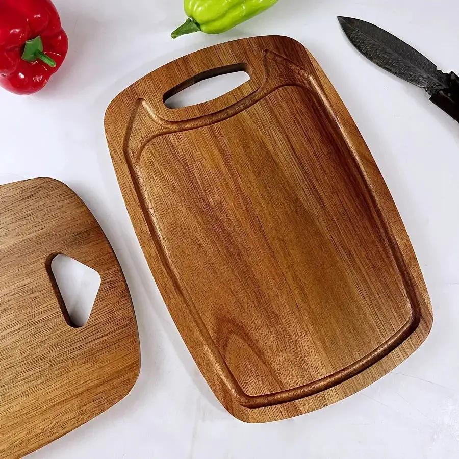 Cutting Board - Non-Slip Acacia Wood Large by House Of Avana