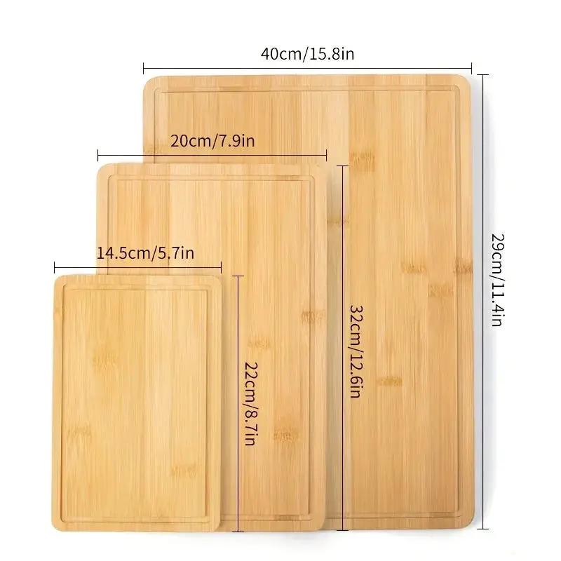 Cutting Board - Thick Natural Wood by House Of Avana