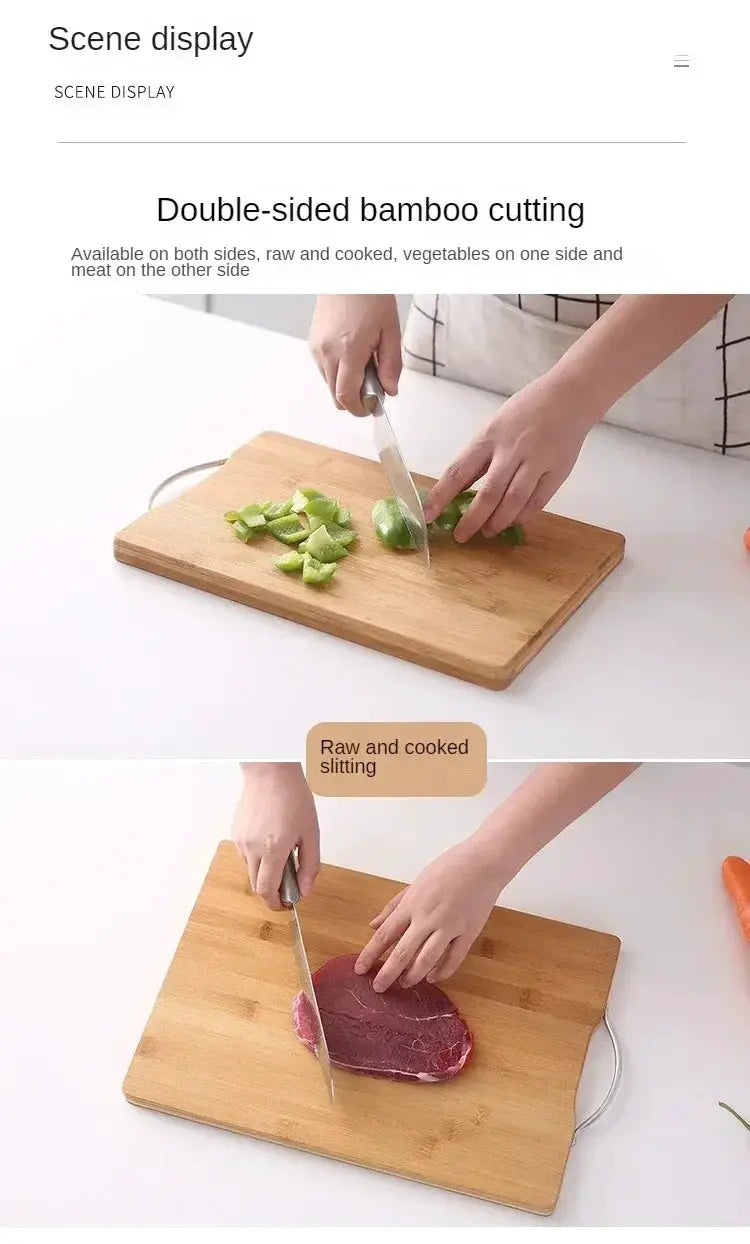Cutting Board - Thickened Bamboo Large Rectangular by House Of Avana