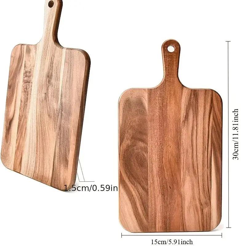 Cutting Board - Wooden Acacia Rectangular by House Of Avana