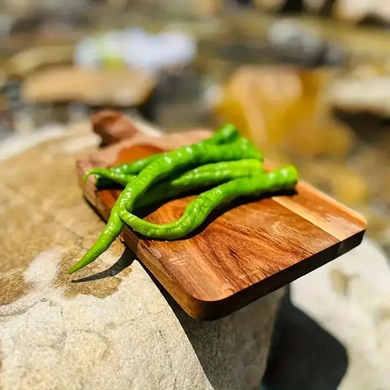 Cutting Board - Wooden Acacia Rectangular by House Of Avana