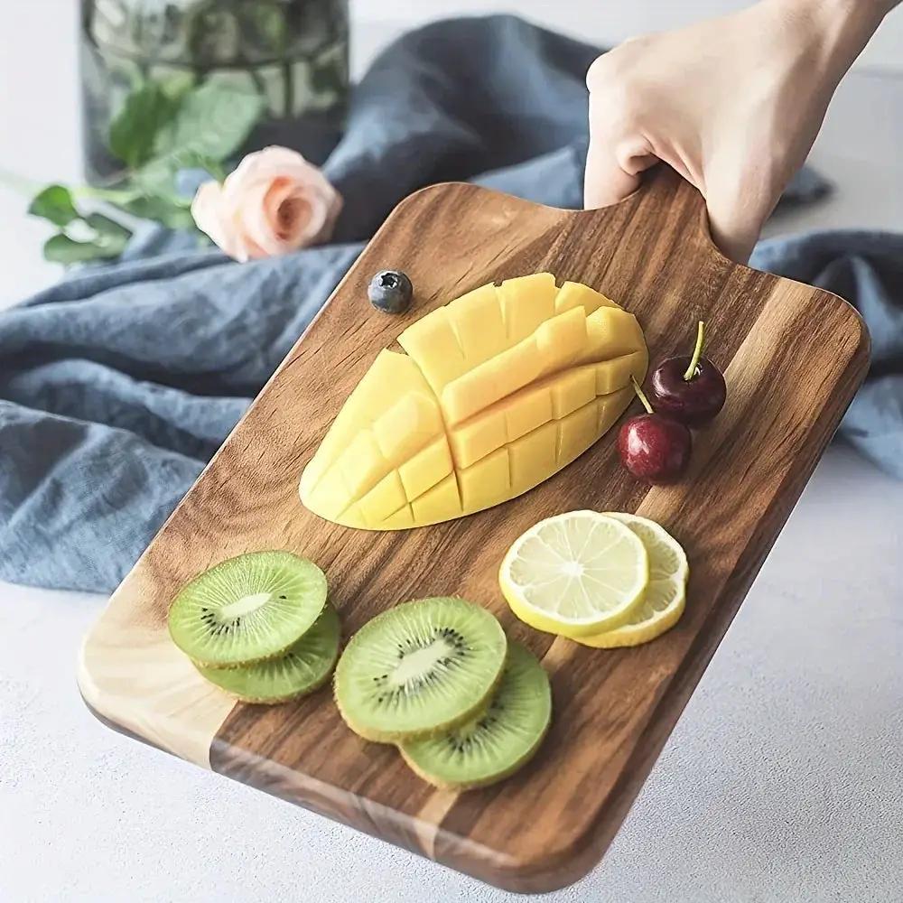 Cutting Board - Wooden Acacia Rectangular by House Of Avana