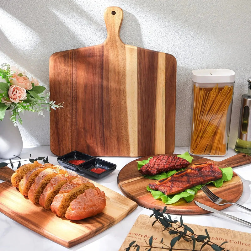 Cutting Board - Wooden Acacia Set by House Of Avana