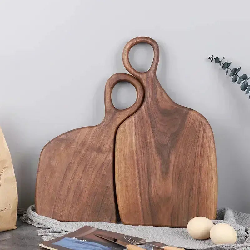 Cutting Board - Wooden Black Walnut Set by House Of Avana