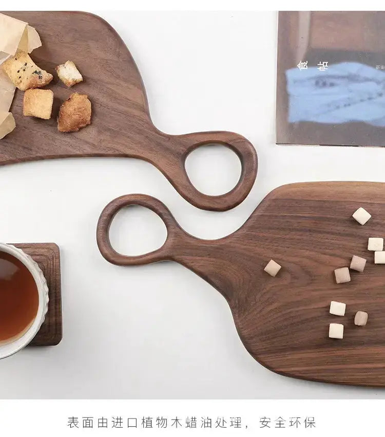Cutting Board - Wooden Black Walnut Set by House Of Avana