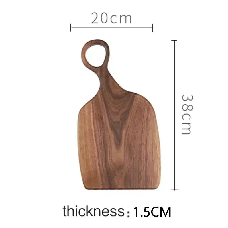 Cutting Board - Wooden Black Walnut Set by House Of Avana