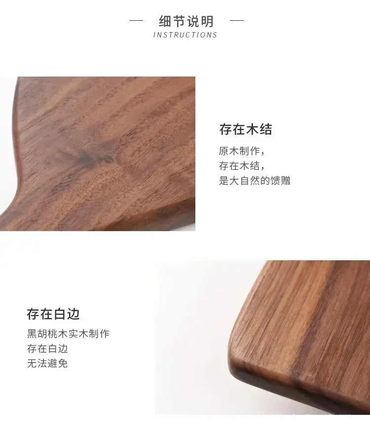 Cutting Board - Wooden Black Walnut Set by House Of Avana