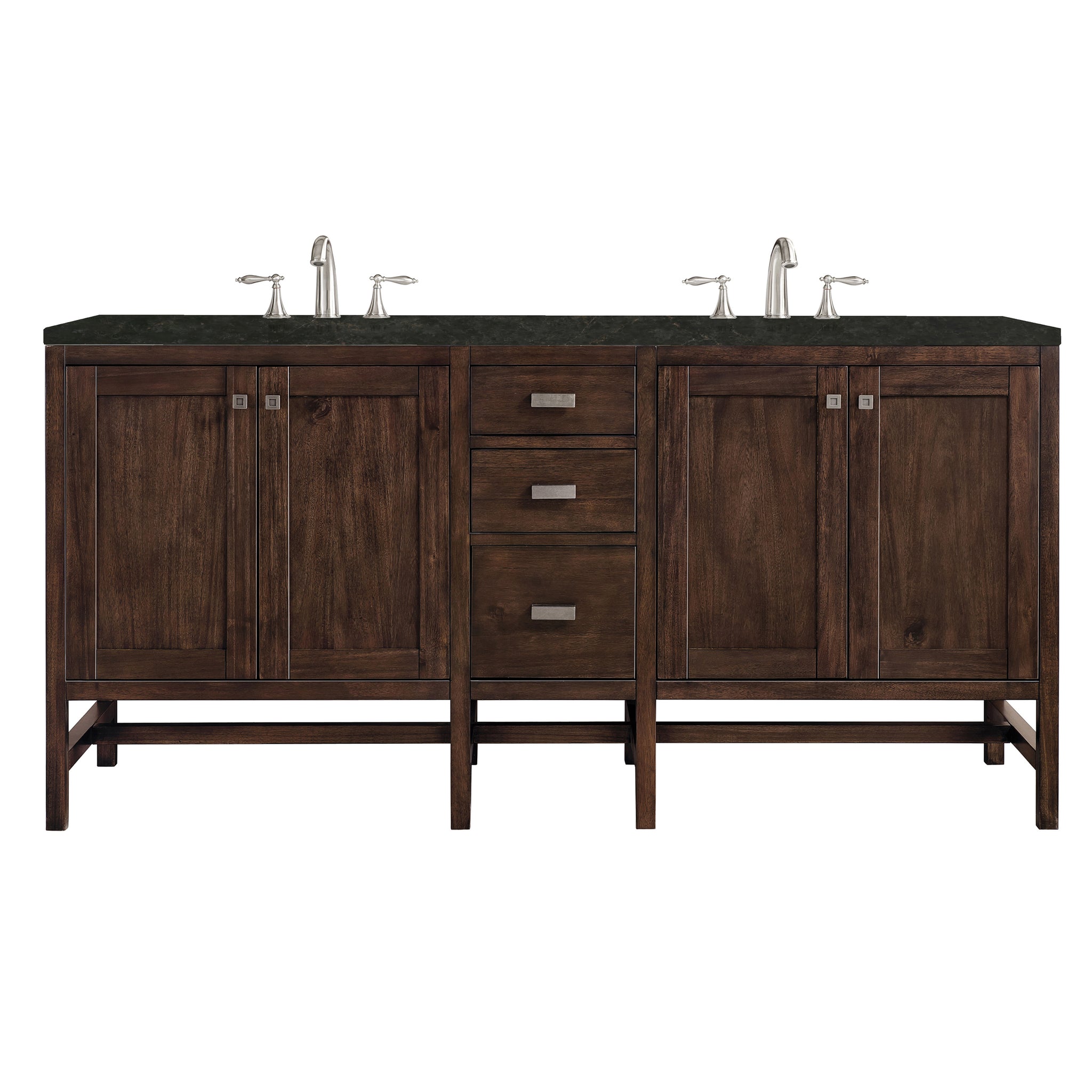 James Martin Addison 72" Double Bathroom Vanity, Mid-Century Acacia, view 29