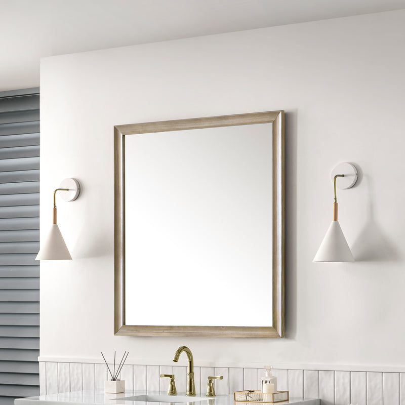 James Martin Glenbrooke 36" Mirror, Whitewashed Oak, view 3