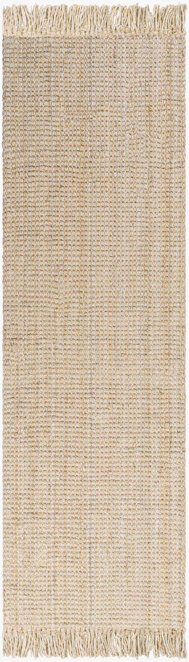 Senneterre Bleached Jute Rug by Boutique Rugs