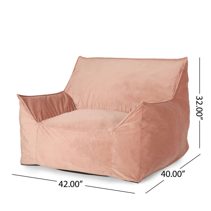Allea - Bean Bag Chair With Armrests by Unique Piece Furniture