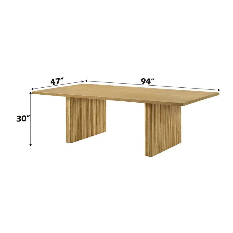 Einar - Dining Table - Natural by Unique Piece Furniture