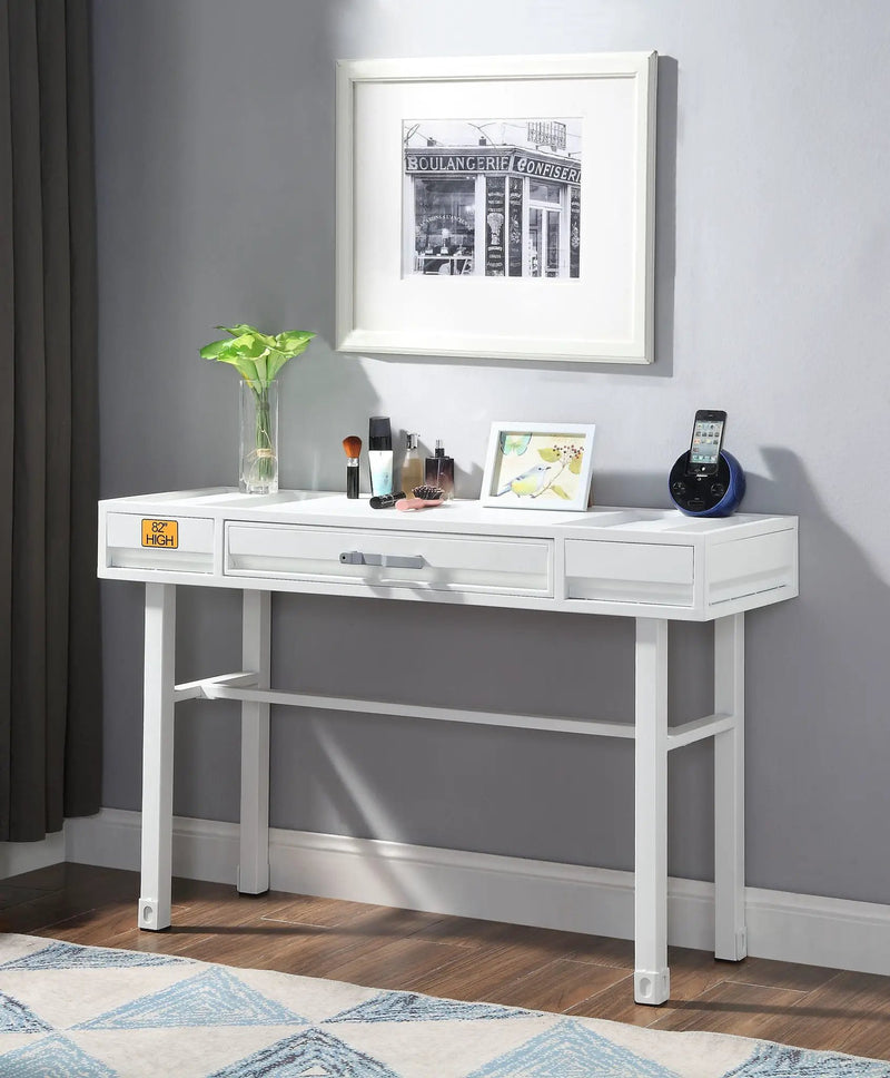 Cargo Vanity Desk With Functional Storage by HouseOfZazla