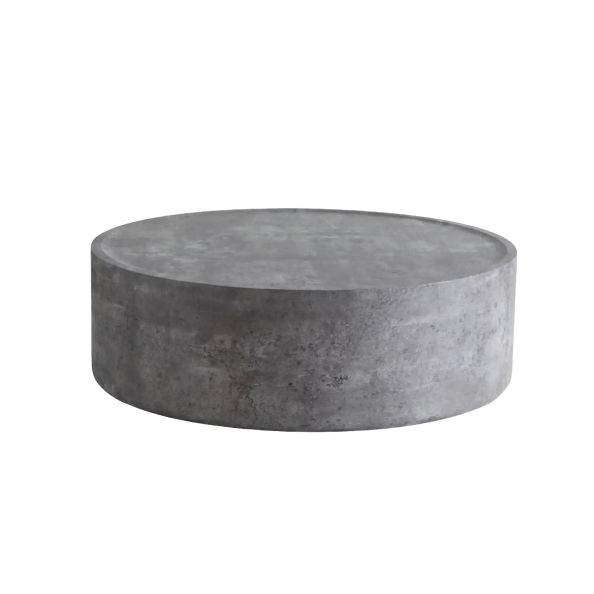 39.37" Round Coffee Table with Faux Concrete Finish by HouseOfZazla