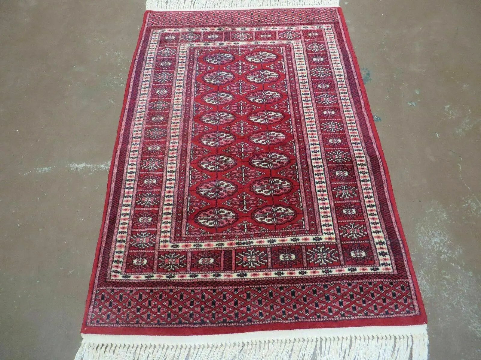 3' X 5' Vintage Fine Handmade Turkoman Bokhara Yamud Rug Carpet Nice by Jewel Rugs