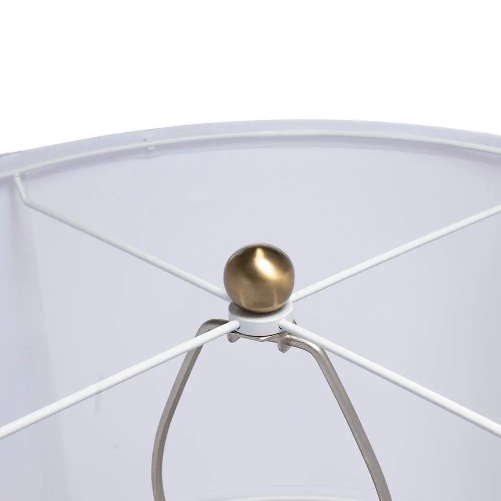 D15x29 Table Lamp with Glass Drum Shade by HouseOfZazla