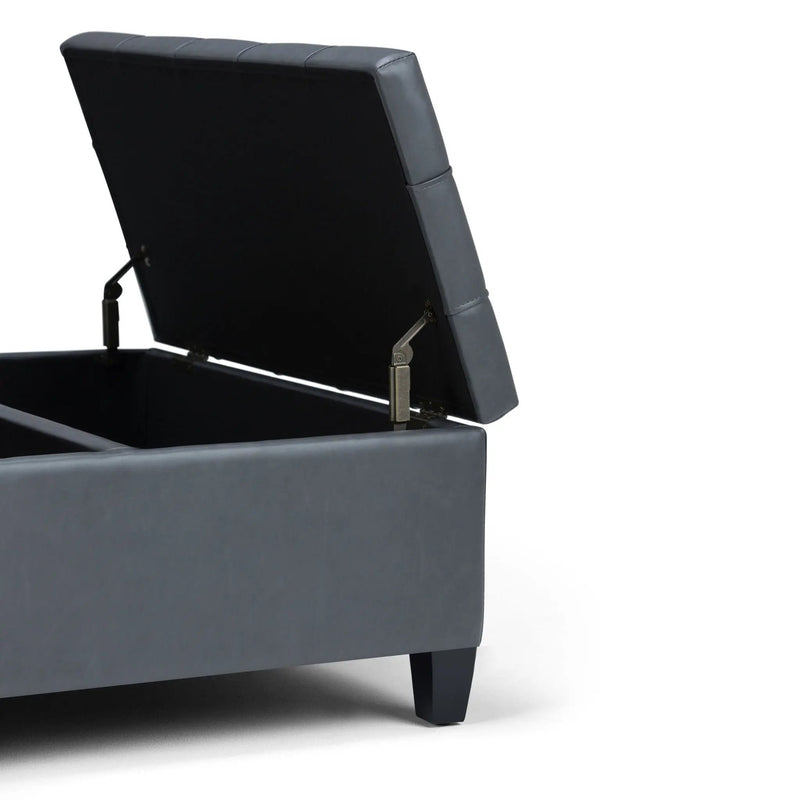 Harrison - Upholstered Coffee Table Storage Ottoman by HouseOfZazla