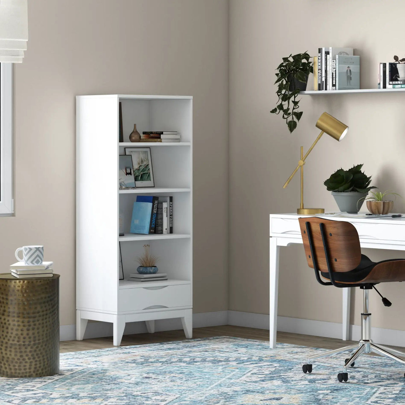Harper - Handcrafted Bookcase With Storage by HouseOfZazla